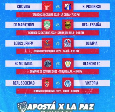 Ya hay fechas para las últimas tres jornada de la Liga Betcris de Honduras
