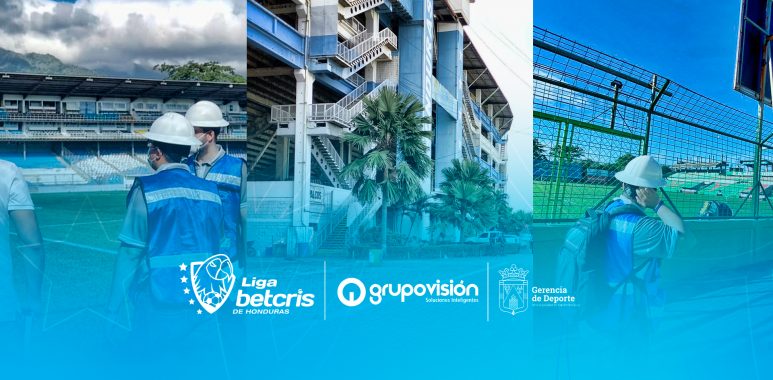 Liga Betcris de Honduras revisa estadios de cara a implementar sistema de seguridad biométrico