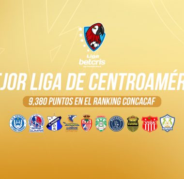 CONCACAF ratifica a la Liga Betcris de Honduras como la #1 de Centroamérica