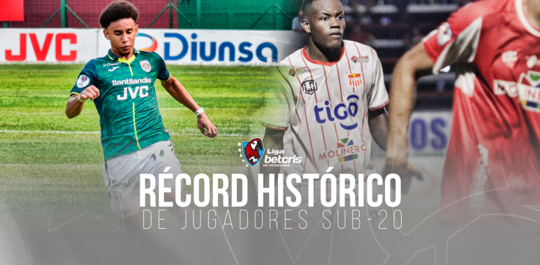 Liga Betcris de Honduras registra un récord histórico en participación de jugadores Sub20