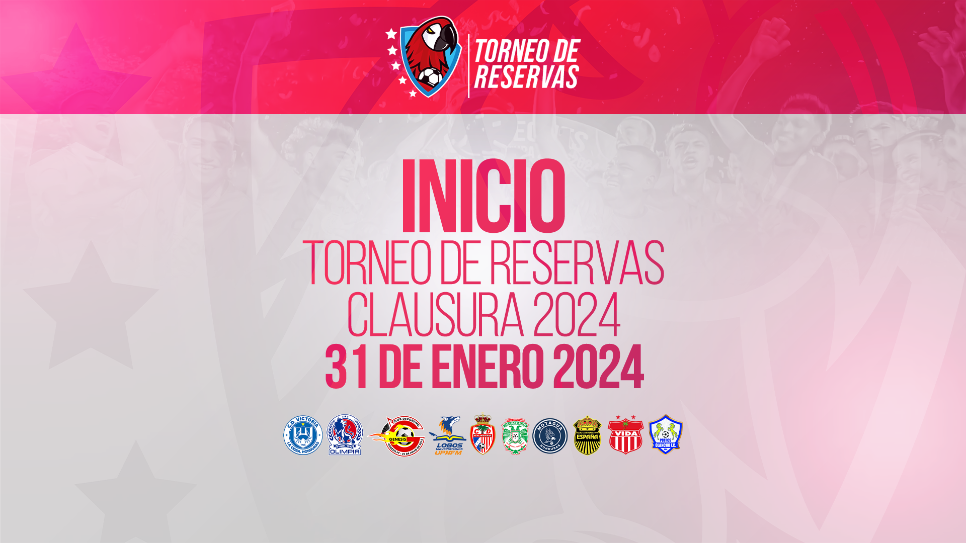31 de enero inicia el Torneo de Reservas Especiales de la Liga Betcris de Honduras edición